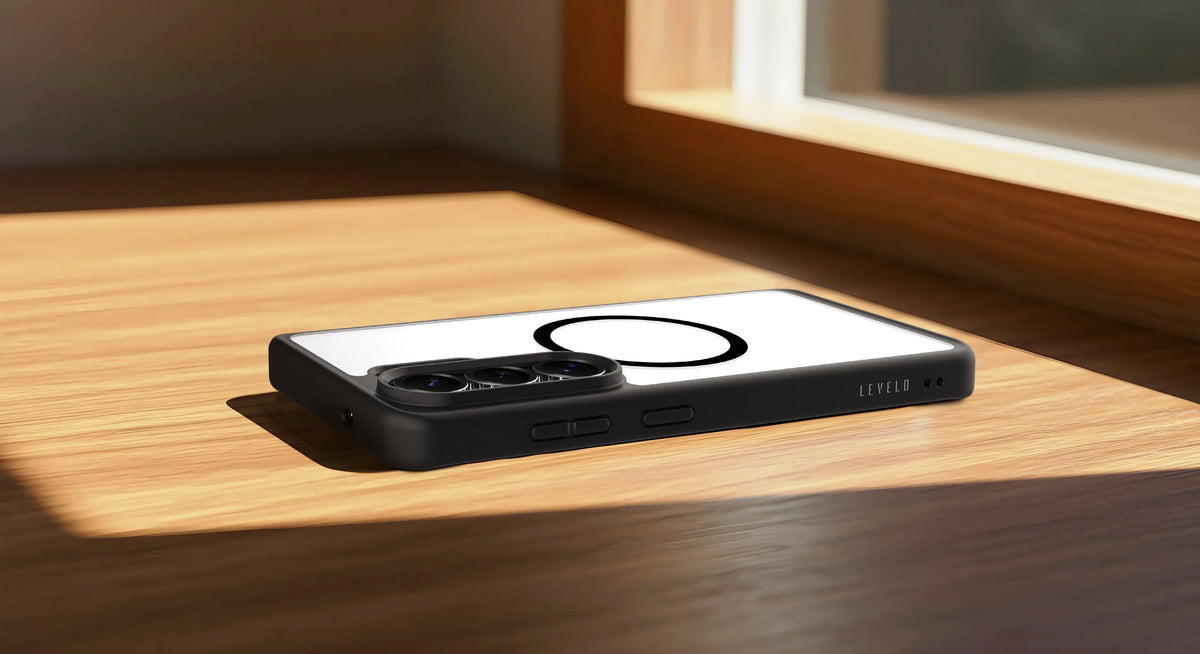 كفر ليفيلو Solo المطفي المتوافق مع MagSafe لـسامسونج S26 Ultra – تفاصيل المنتج والعبوة