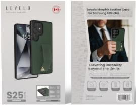 كفر ليفيلو Morphix Leather لسامسونج S25 Plus / S25 Ultra – تفاصيل المنتج والعبوة