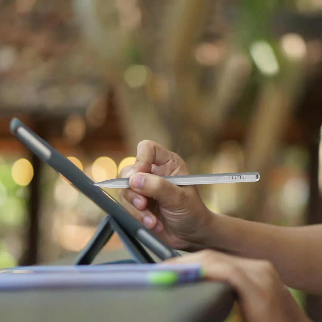 قلم ليفيلو Skywrite Versa للآيباد مع أزرار اختصار – تفاصيل المنتج والعبوة
