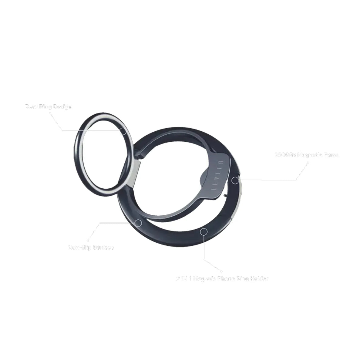 حلقة هاتف ليفيلو Luccio ‏2 في 1 متوافقة مع MagSafe – صورة المنتج