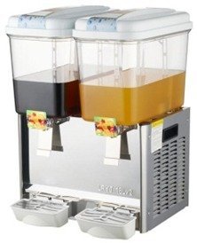Marino KM-LYJ18LX2 double refrigerated juice dispenser 18L x 2