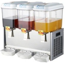 Marino KM-LYJ18LX3 triple refrigerated juice dispenser, 18L x 3