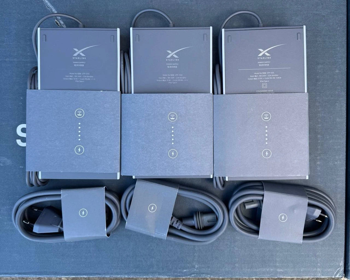 وحدة إمداد الطاقة القياسية Starlink من الجيل الثالث (Gen 3) - طراز UTP-232C - جهد 100-240 فولت | Starlink Gen 3 Standard Power Supply UTP-232C 100-240v | صورة المنتج 1 / Product image 1