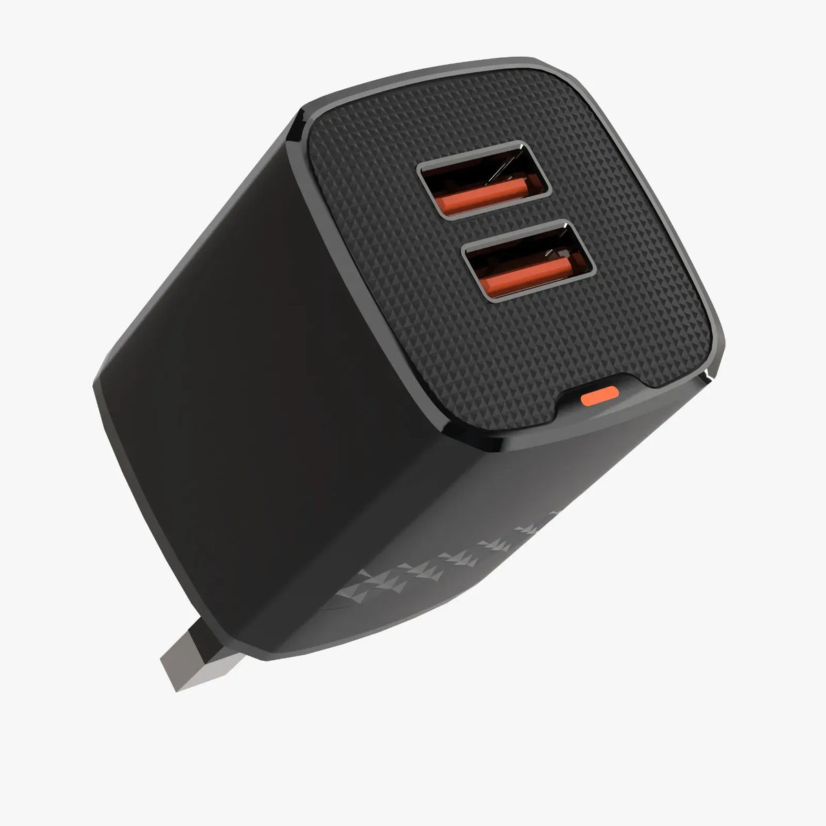 Green Lion Dual Port Wall Charger UKPlug 2 USB-A Port USB-Ato Lightning 1 m Cable - Black – image 5
