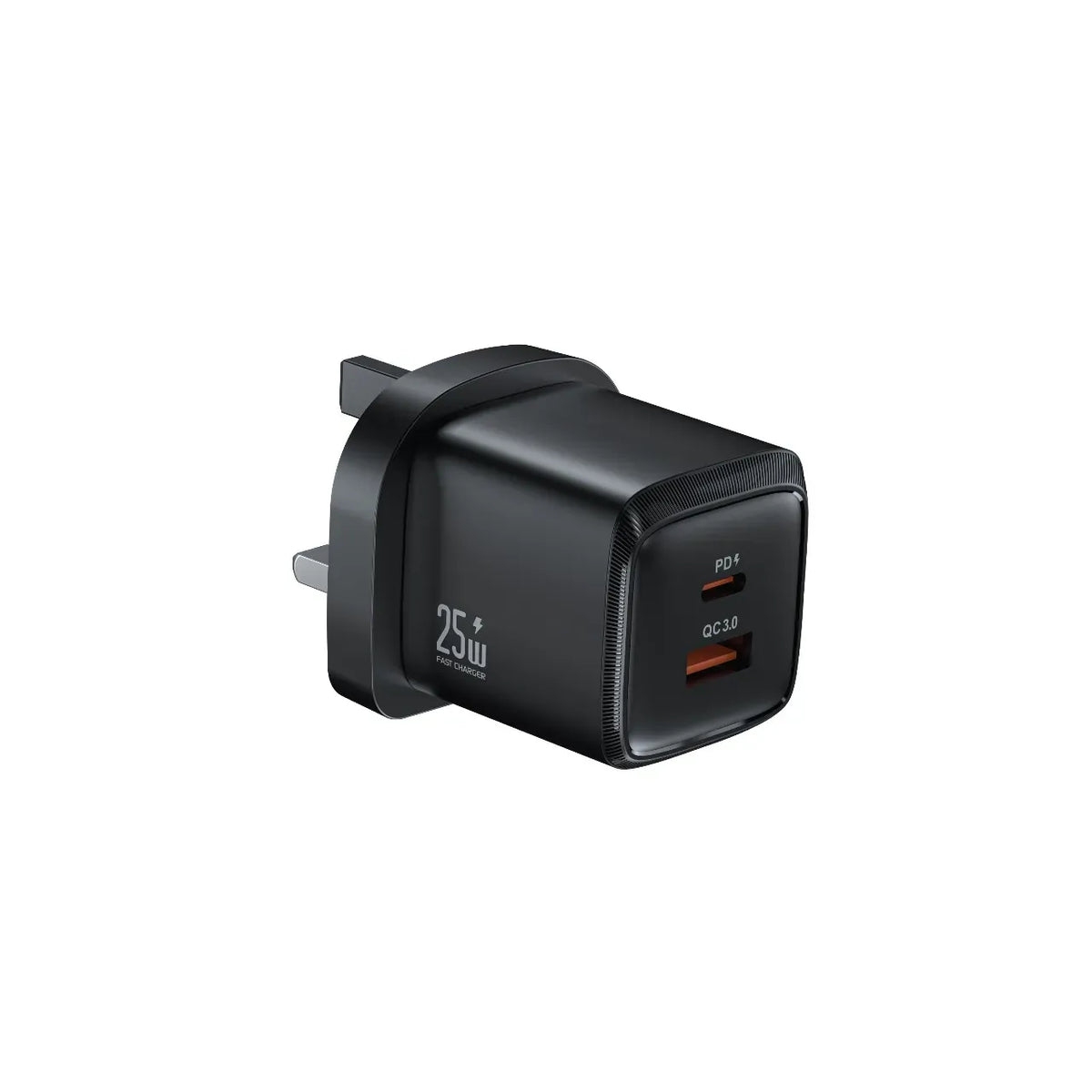 Green Lion G-Charge Series Dual Port Wall Charger PD+QC 25 WLto C 1 m Cable - Black – image 2