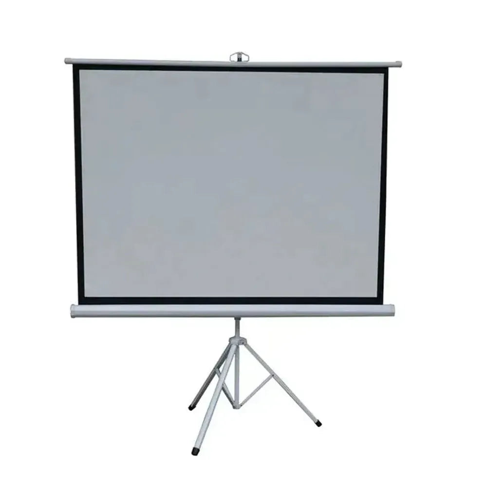 Green Lion 120"Portable Projection Screen With Tripod Stand - White – image 3
