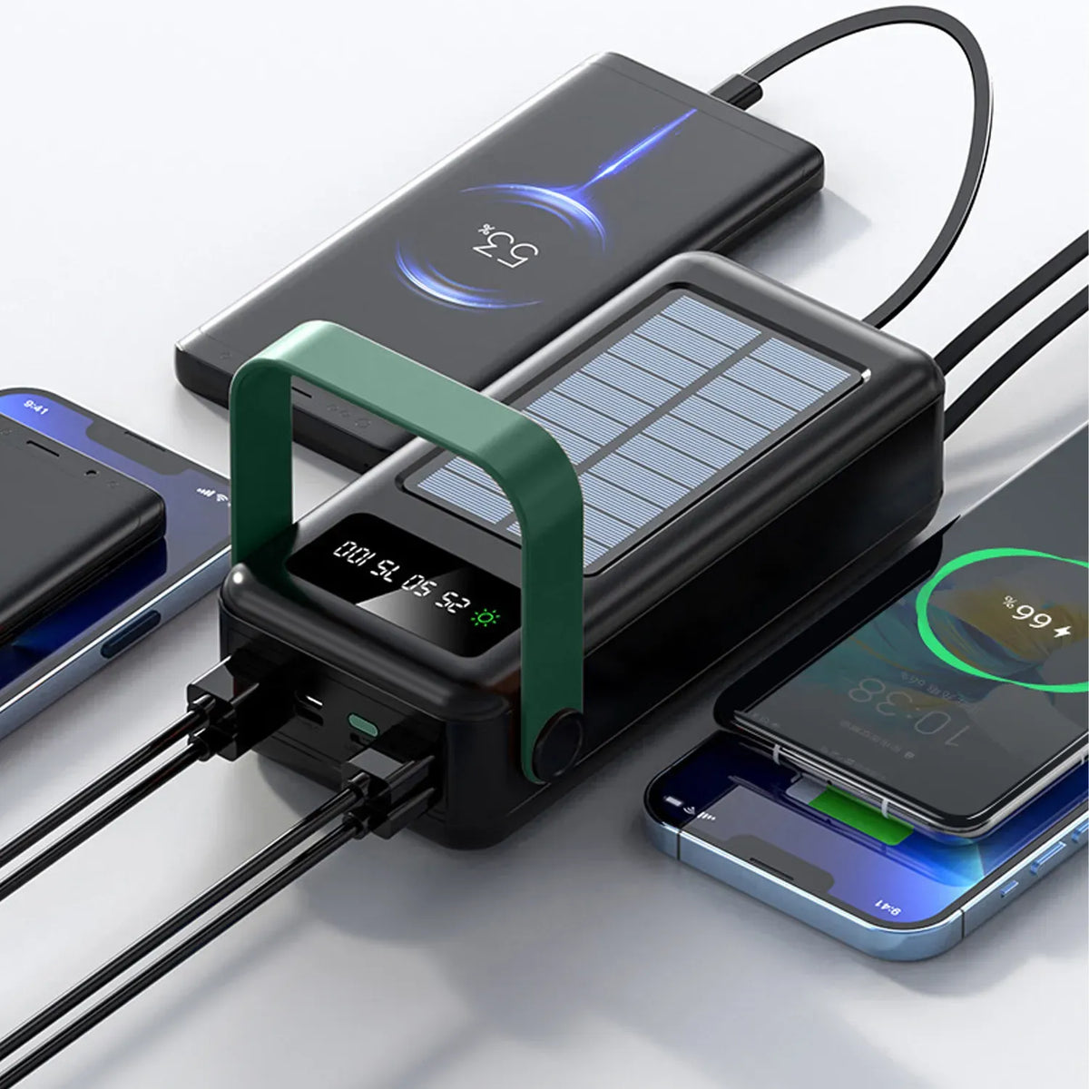 Green Lion Solar Max 80000mAh Power Bank Black – image 4
