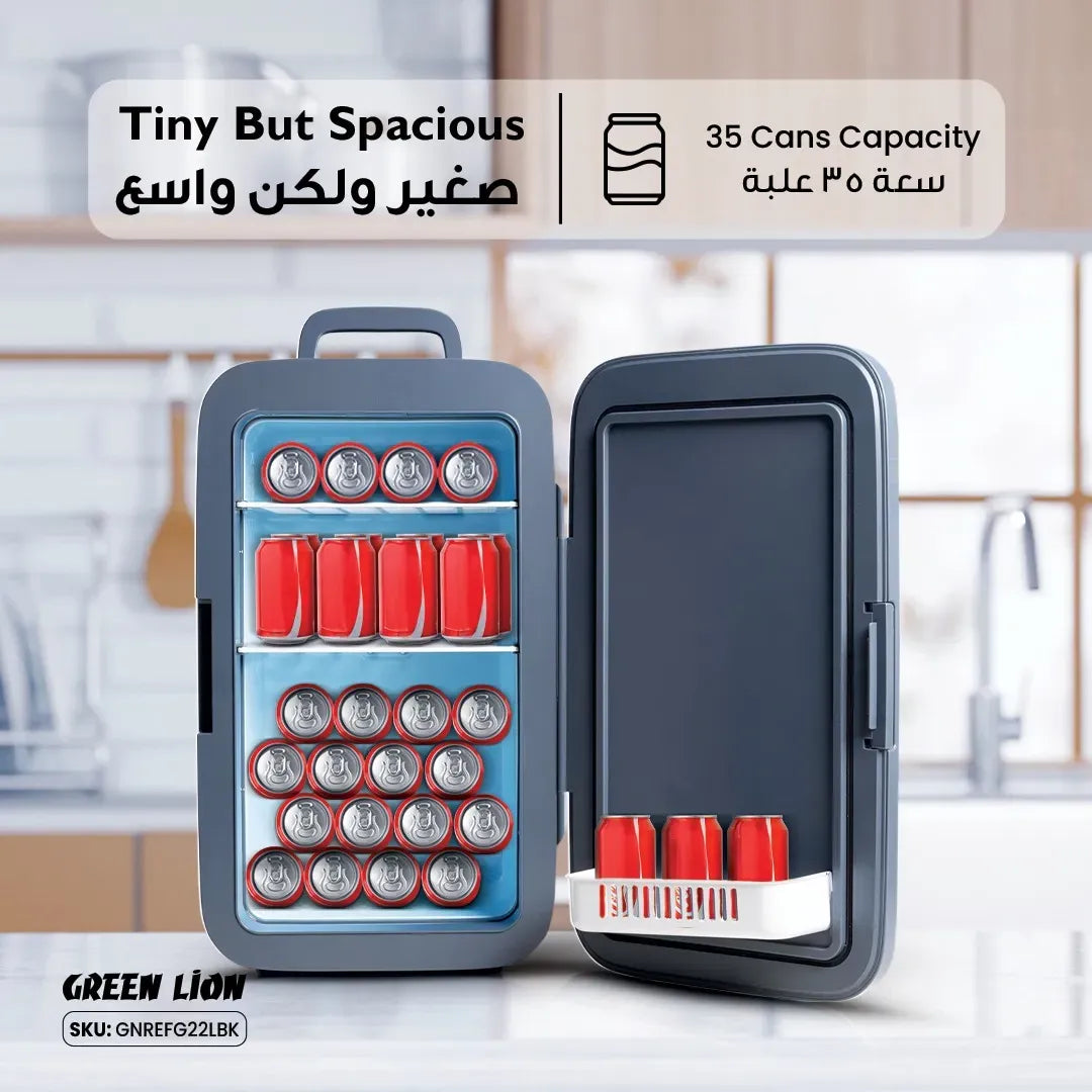 Green Lion Mini Refrigerator 22 - Black – image 9