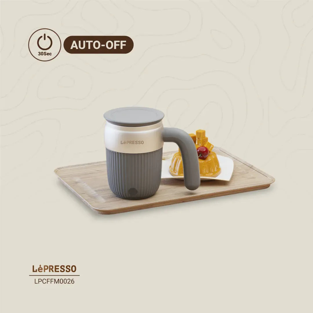 LePresso Auto Magnetic Stirring Mug 450ml Gray – image 3