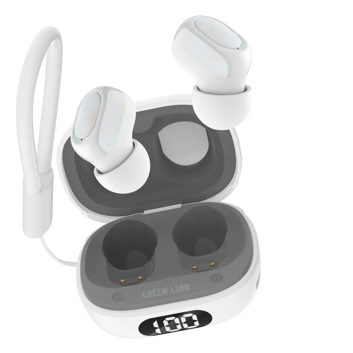Green Lion Mittersill True Wireless Earbuds - White – image 4
