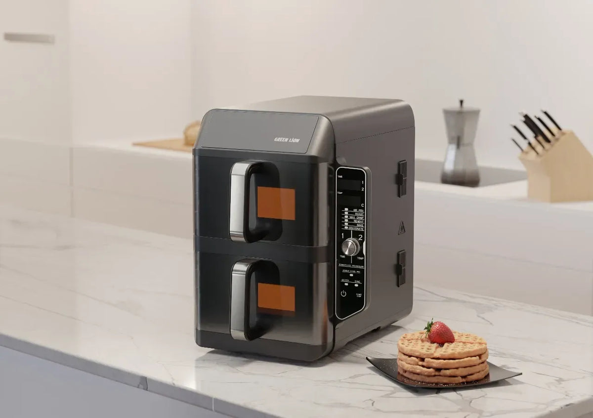 Green Lion Double-Decker Pro Digital Air Fryer - Black – image 6