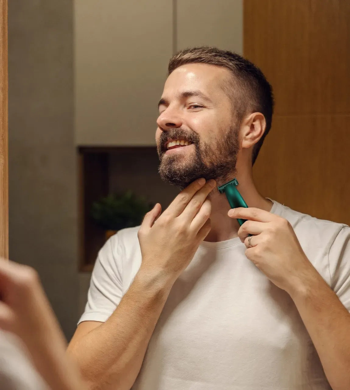 Green Lion One Blade X Hair Trimmer Silver Green – image 3