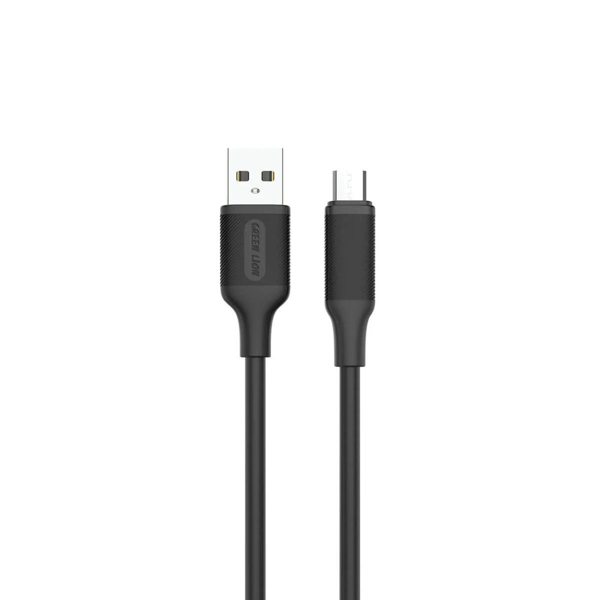 Green Lion USB A to Micro Pvc Cable 2m Black – image 2