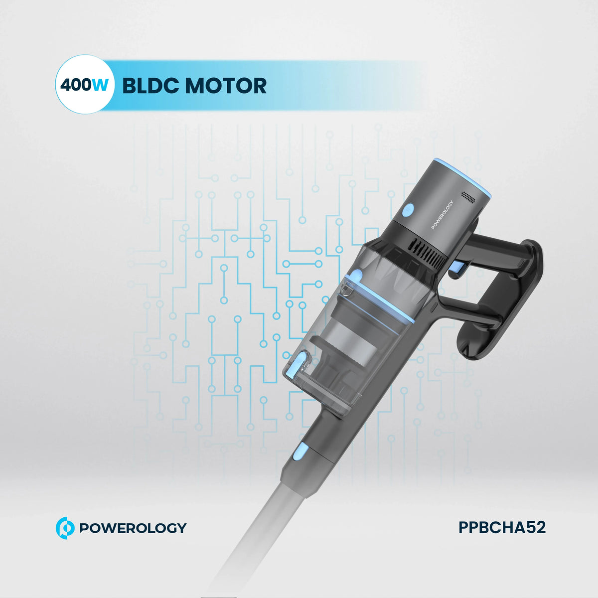 Powerology Cordless Stick Vacuum Black – image 3