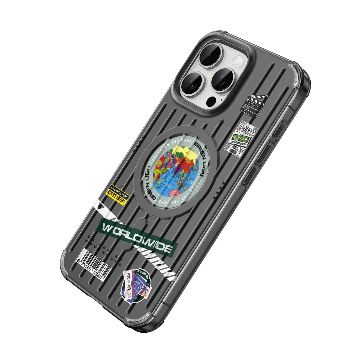 Green Lion Globe MagSafe Case - Black – image 2