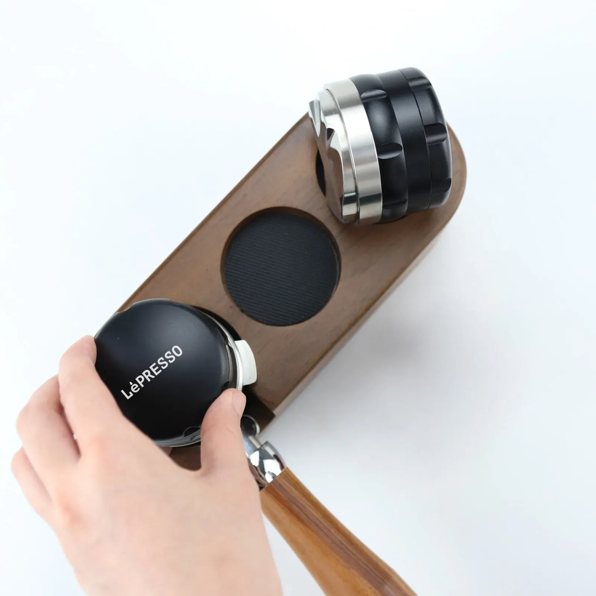 LePresso Coffee Distributor Levelling Tool Black – image 3