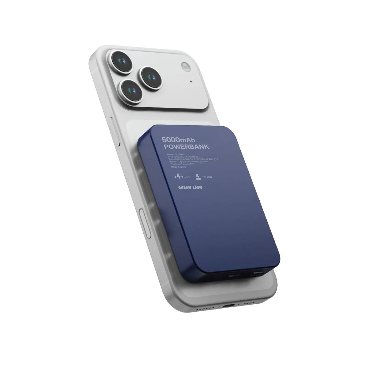 Green Lion GL-MAG 5 5000 m Ah Power Bank PD 20 W - Blue – image 3