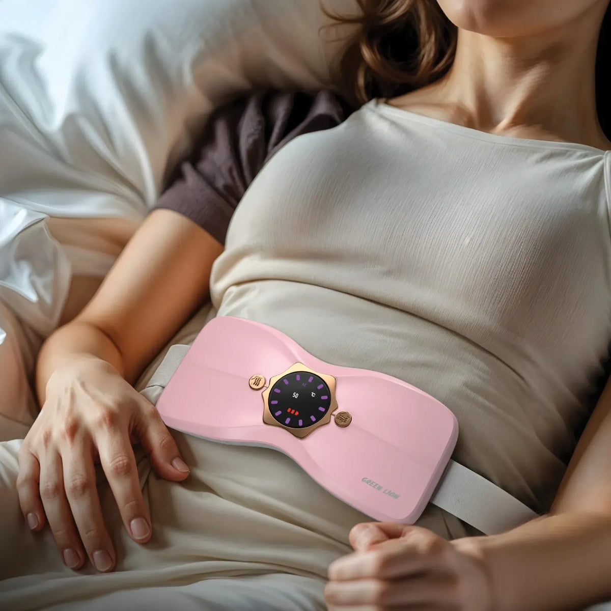 Green Lion Flora Heat Menstrual Heating Pad - Pink – image 3
