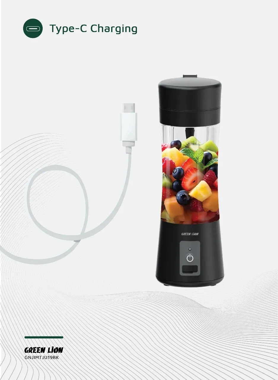 Green Lion Juice Mate Portable Juicer 380 ml - Black – image 6