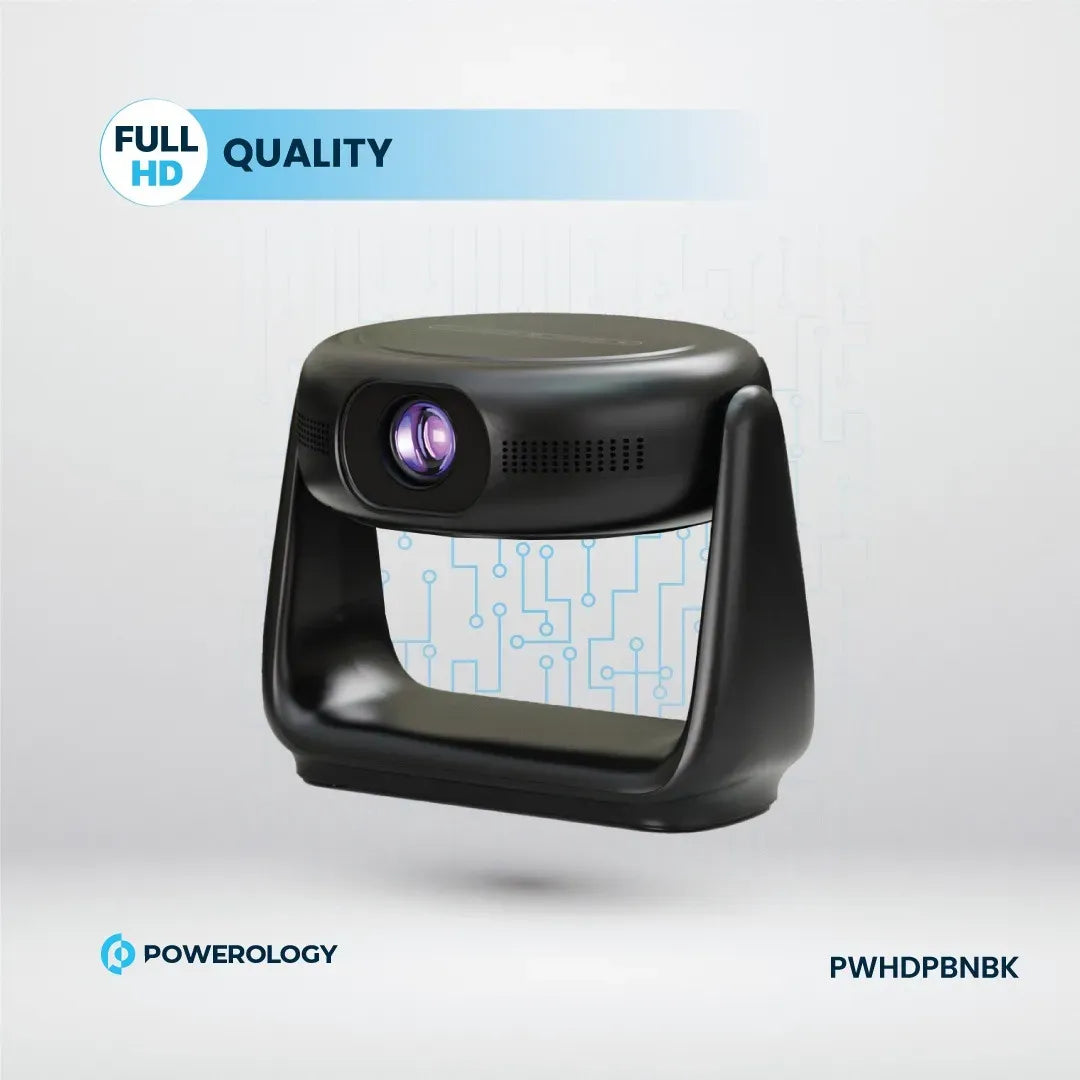 Powerology 300 Ansi Lumens Full HD Portable Projector with Built in Battery and LCD Light – image 29