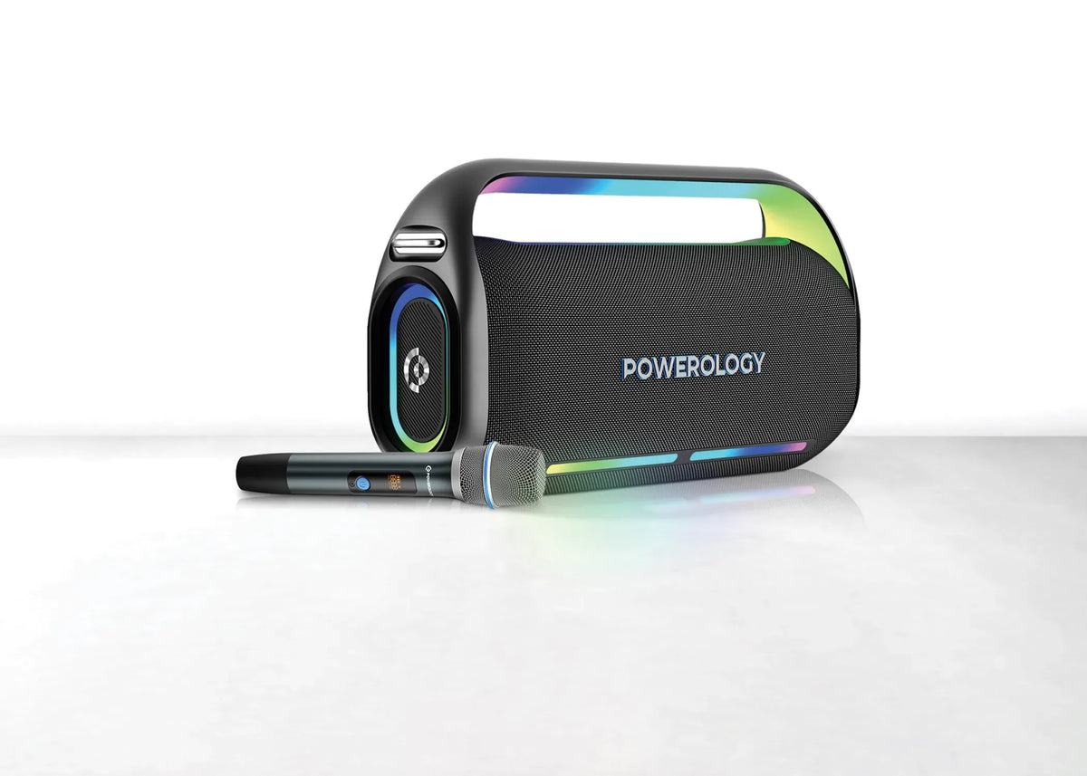 Powerology Deep Bass Party Speaker Black – image 5