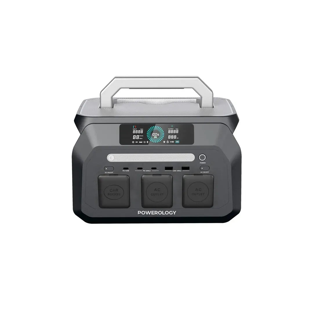 Powerology Dynamic800 Portable Power Station 800w Black – image 3