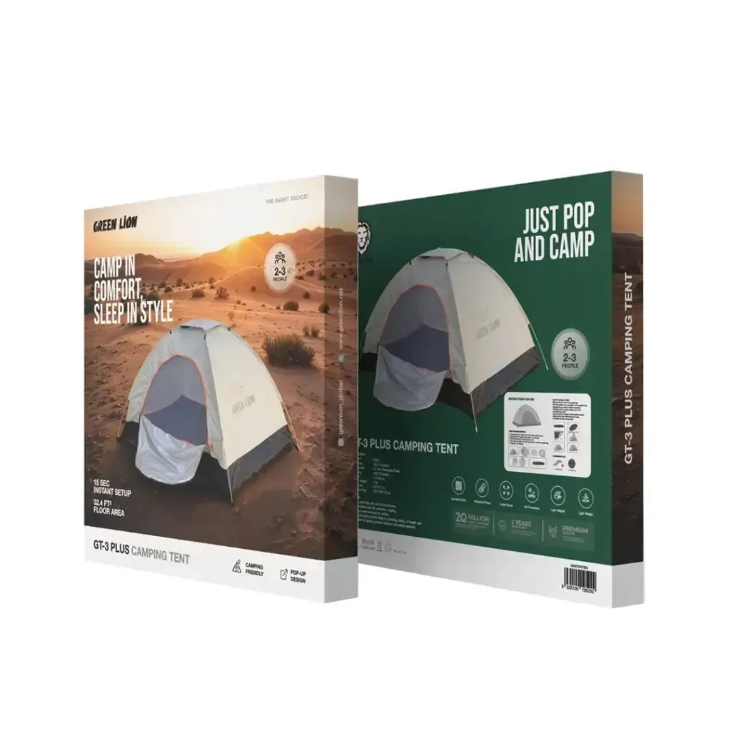 Green Lion Gt3 Plus Camping Tent Beige – image 3