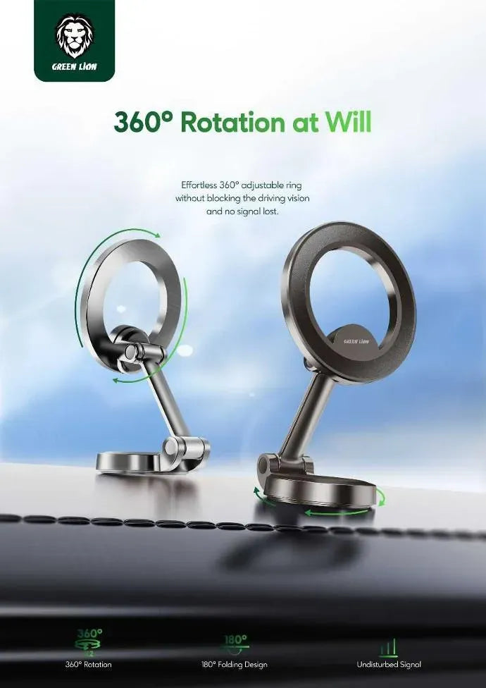 Green Lion Mag Hold 360°Car Mount - Black – image 5