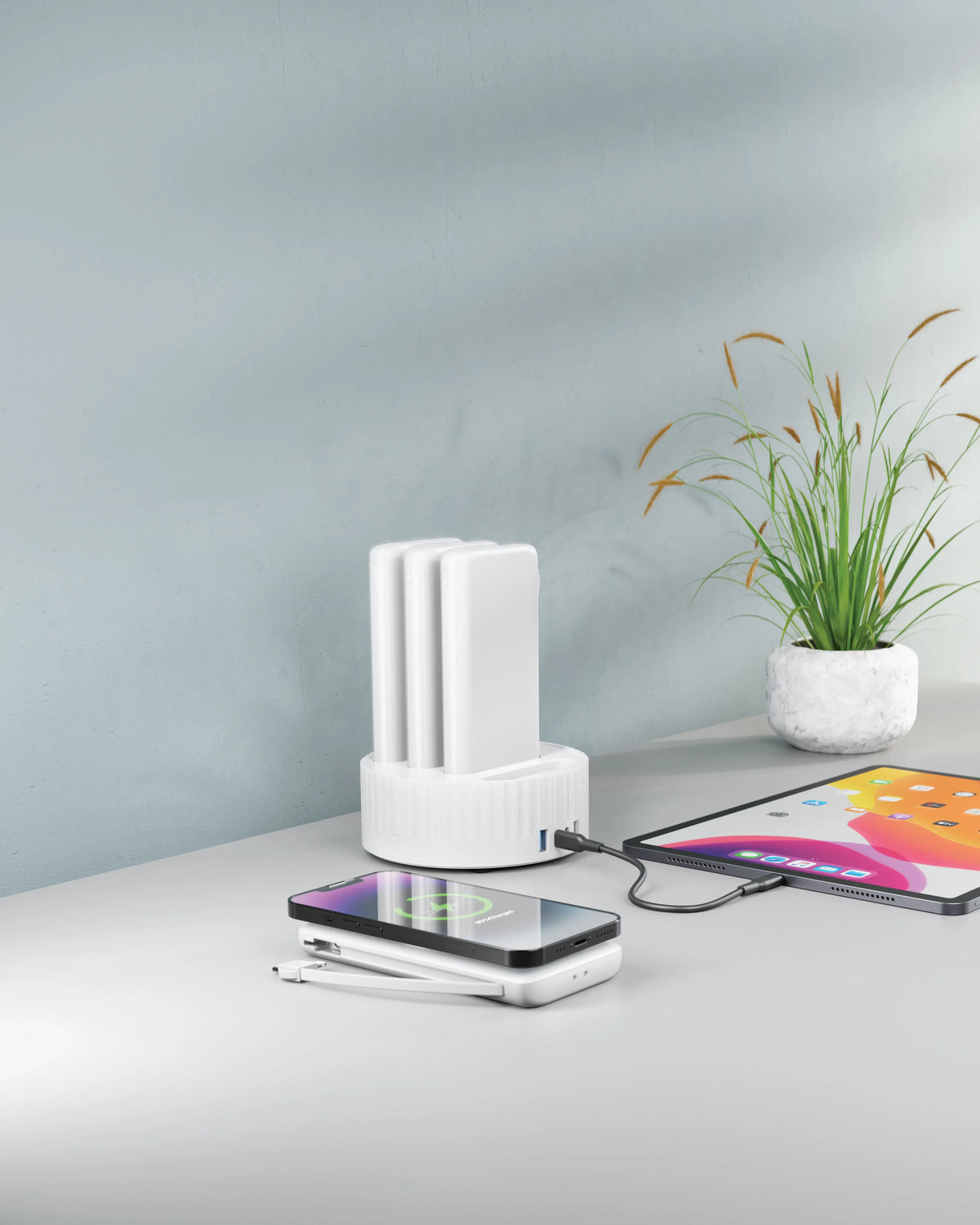 Powerology *410000 m Ah Power Bank Terminal - White – image 2