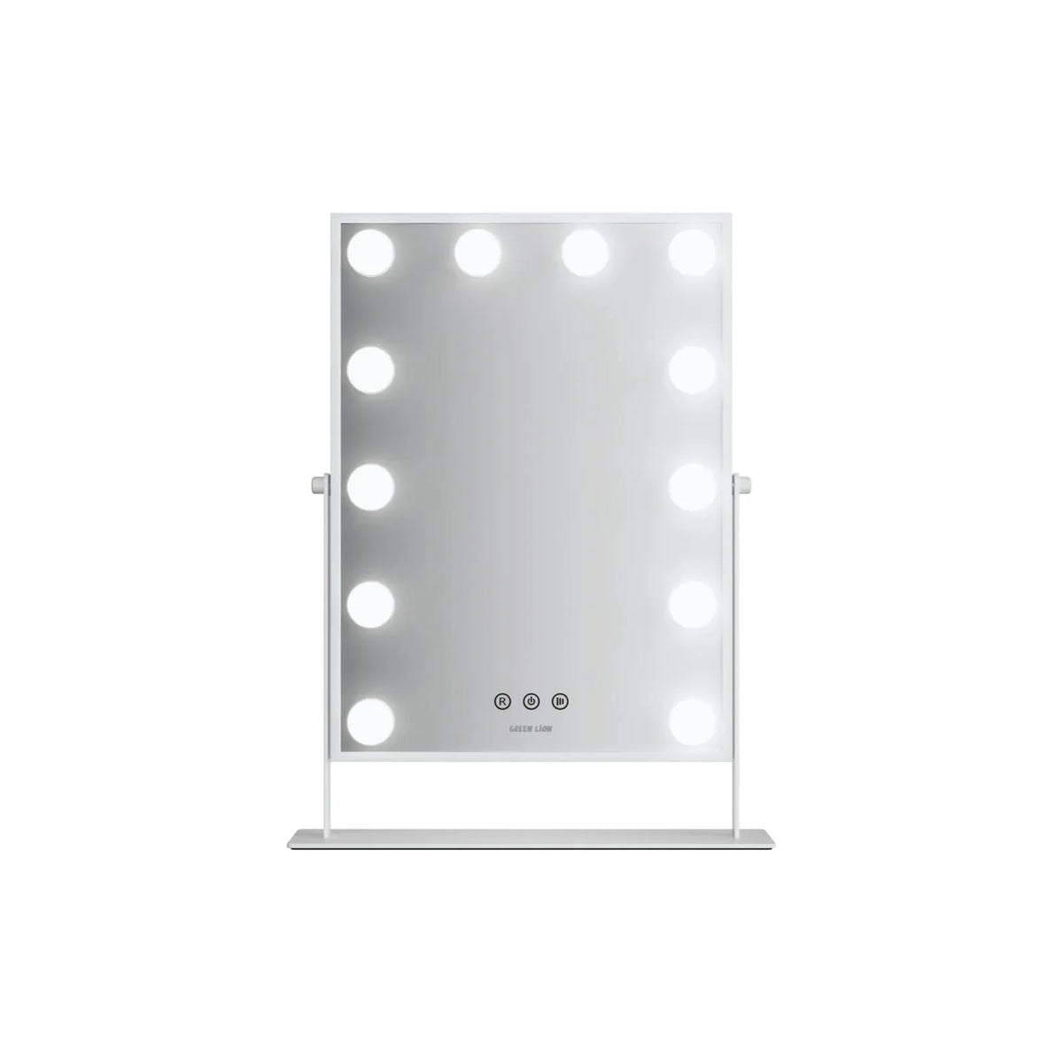 Green Lion Glam Shine Makeup Mirror 12 LED Lights White – image 4