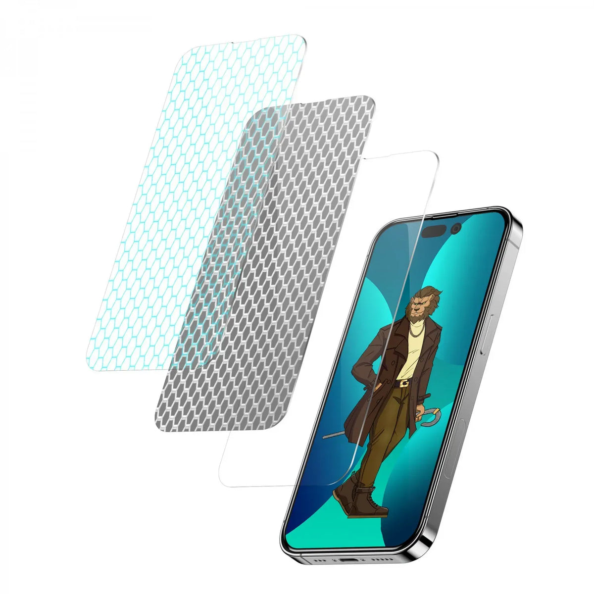 Green Lion 3 DCurved Pro Advanced Round Edge Glass - BlackEdge/ Clear – image 5