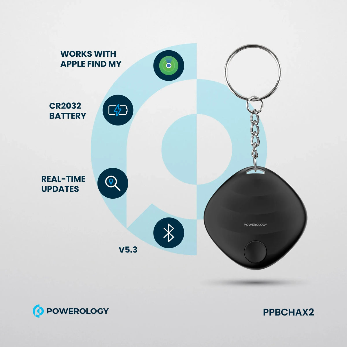 Powerology Smart Tag Black – image 6