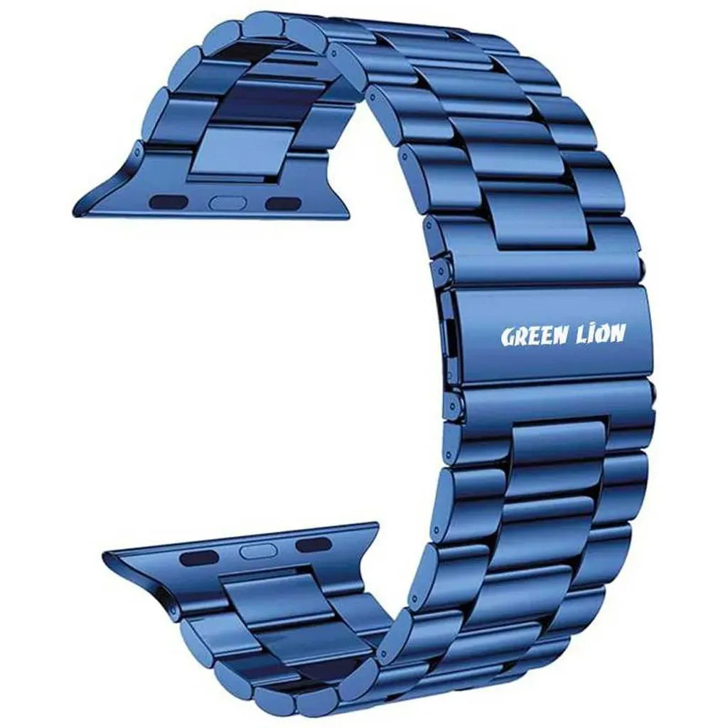 Green Lion Link Stainless Steel Strap Fori Watch - Blue – image 2