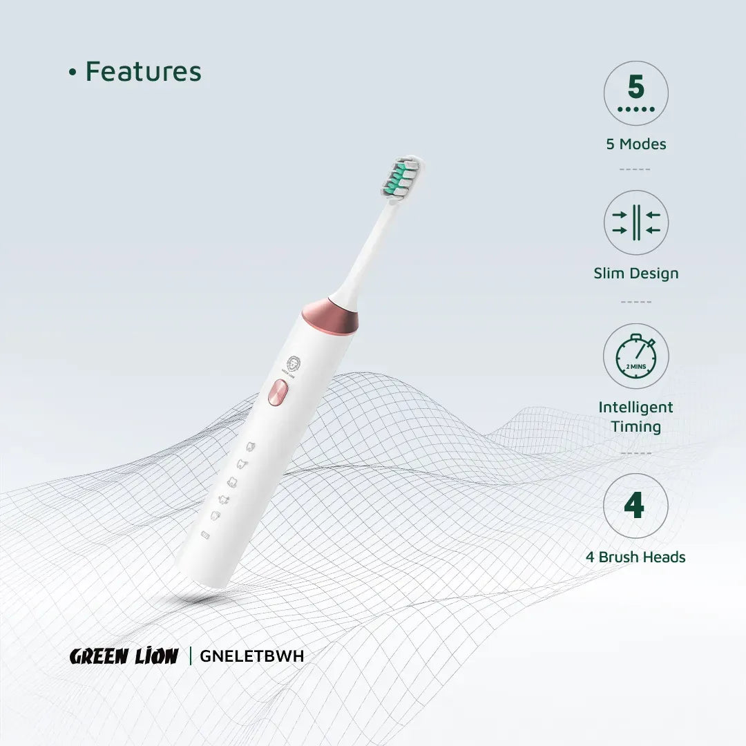 Green Electric Toothbrush - White – image 5