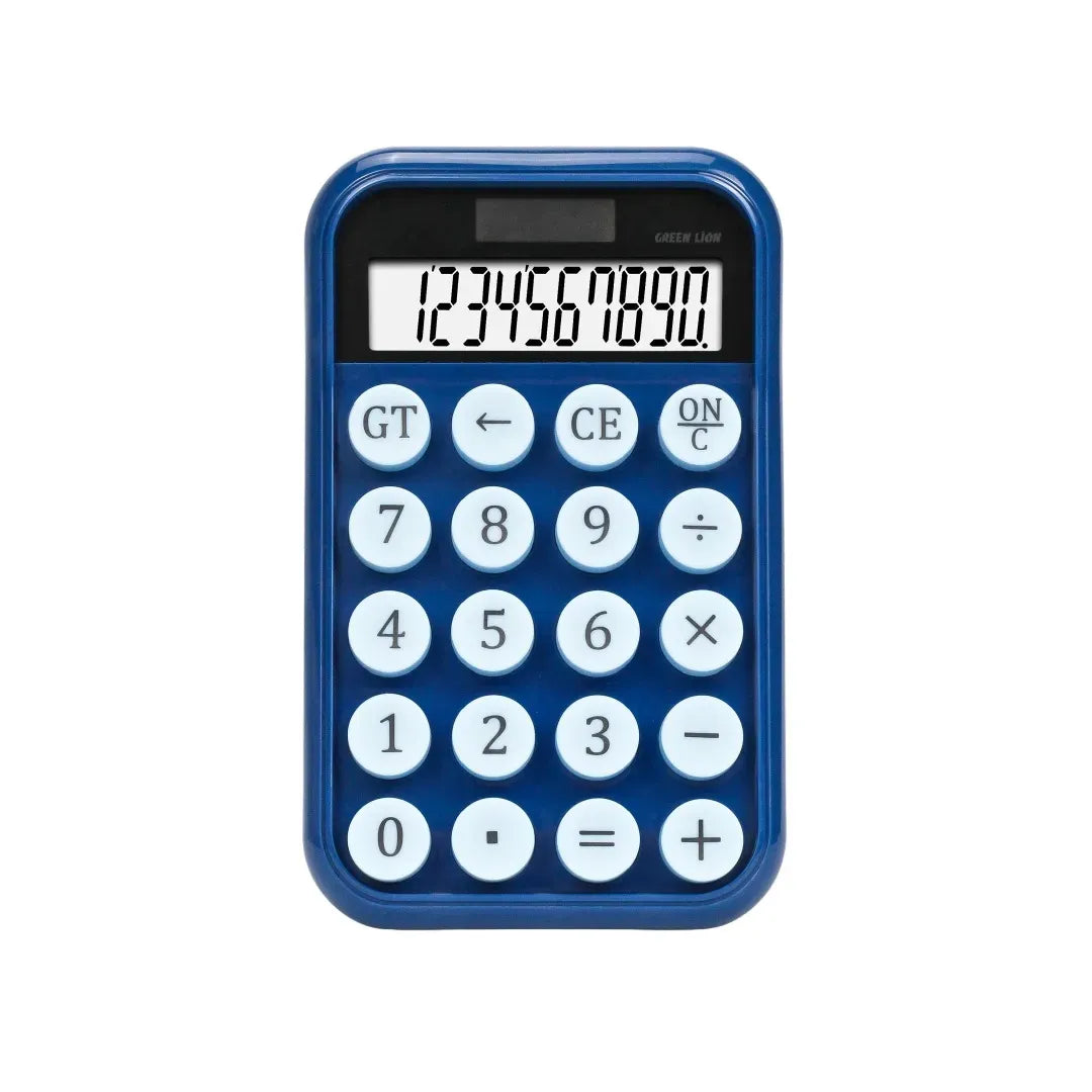 Green Lion Pocket Calculator - Blue