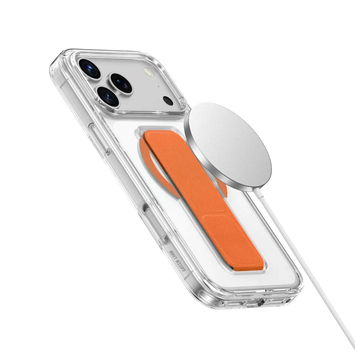 Green Lion Mag Safe Leather Grip - Orange Titanium – image 6