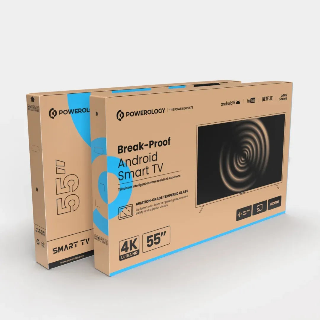 Powerology Break Proof Android Smart TV 55 Black – image 27