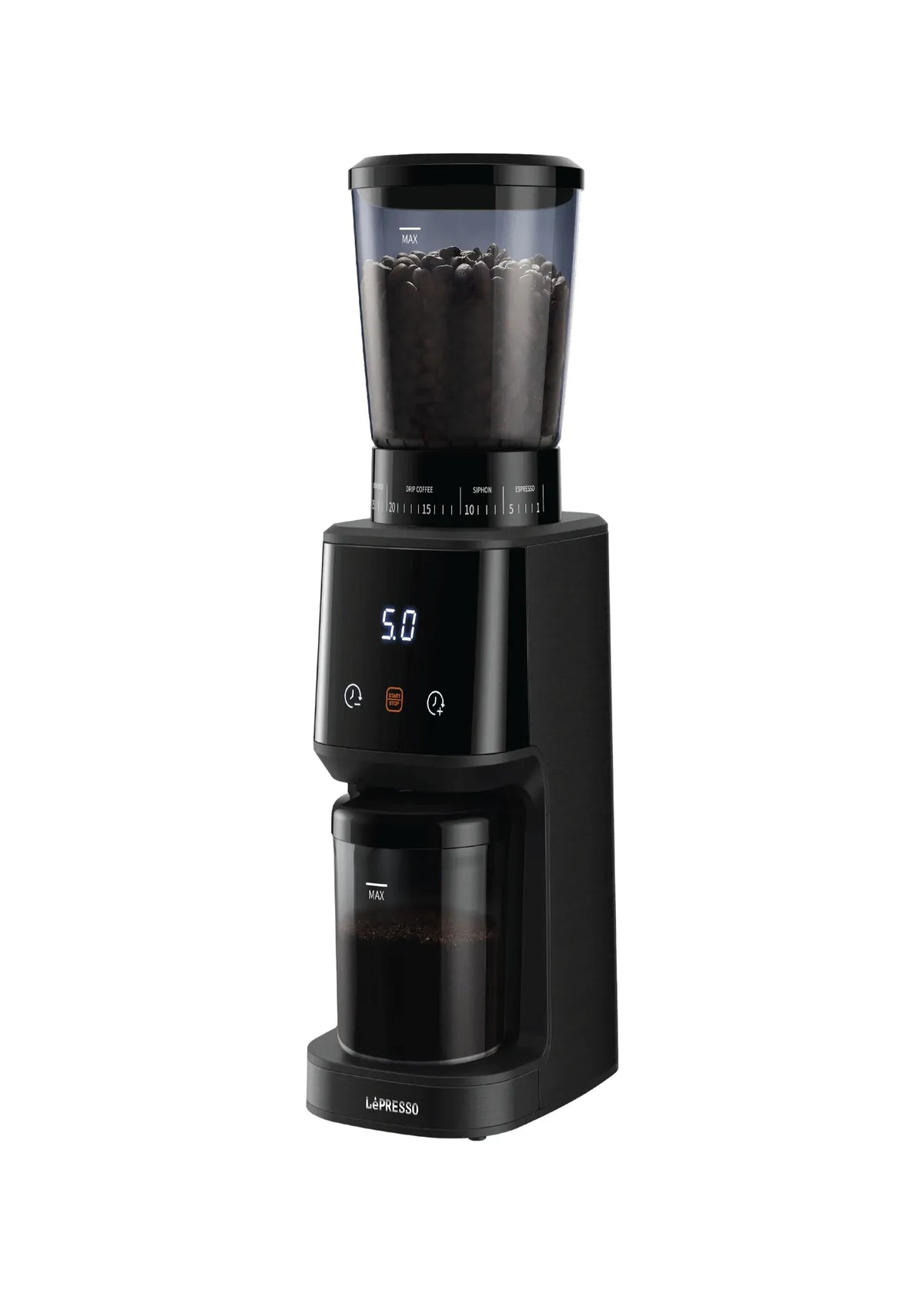 LePresso Conical Burr Grinder Black – image 8