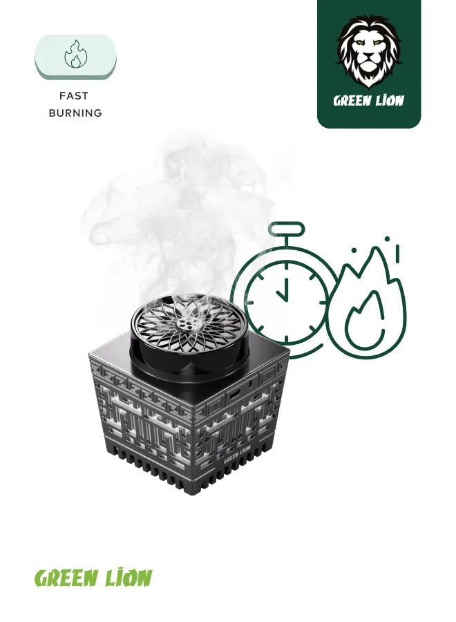 Green Lion Moon Bakhour Quran Speaker Black – image 13