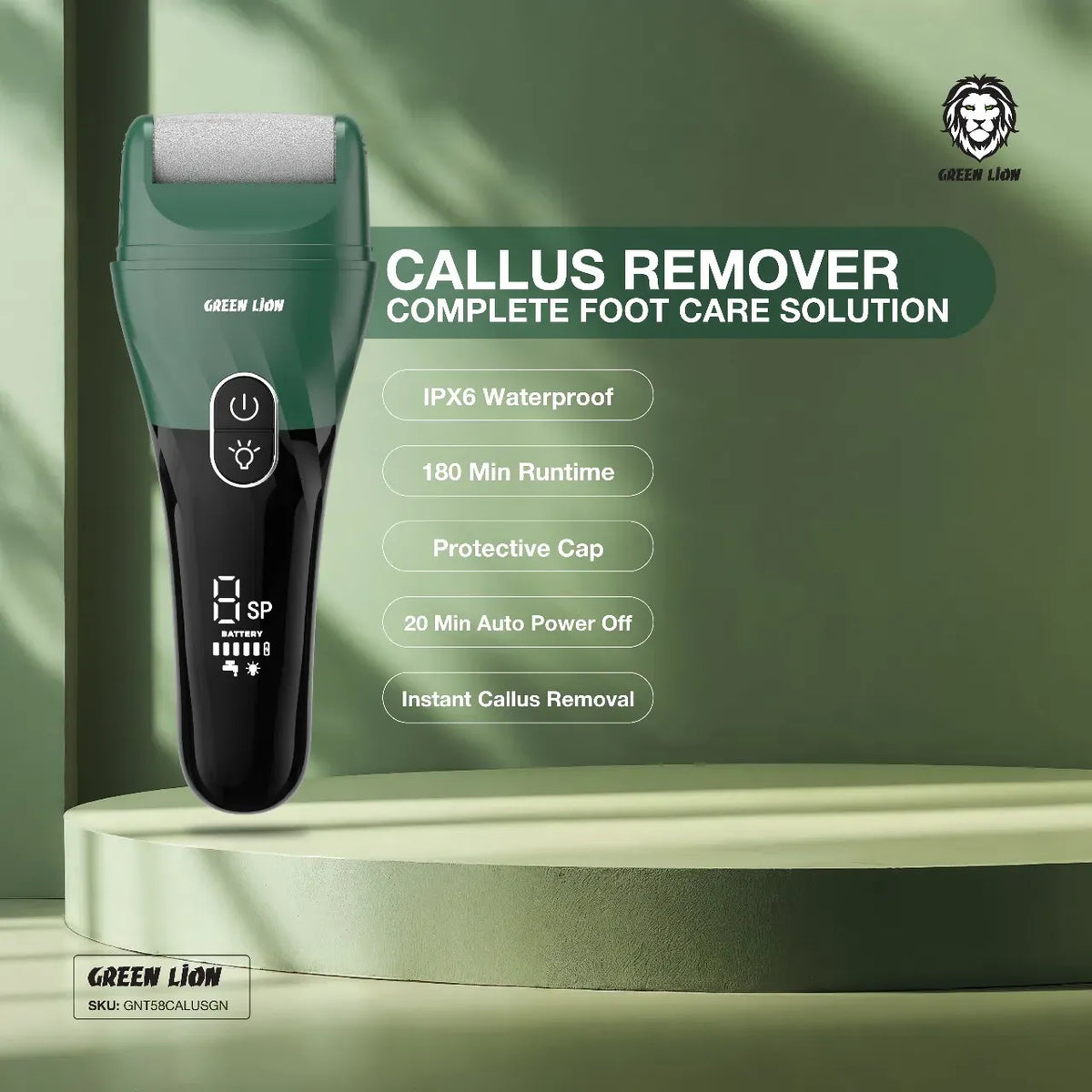 Green Lion Callus Remover Green – image 14