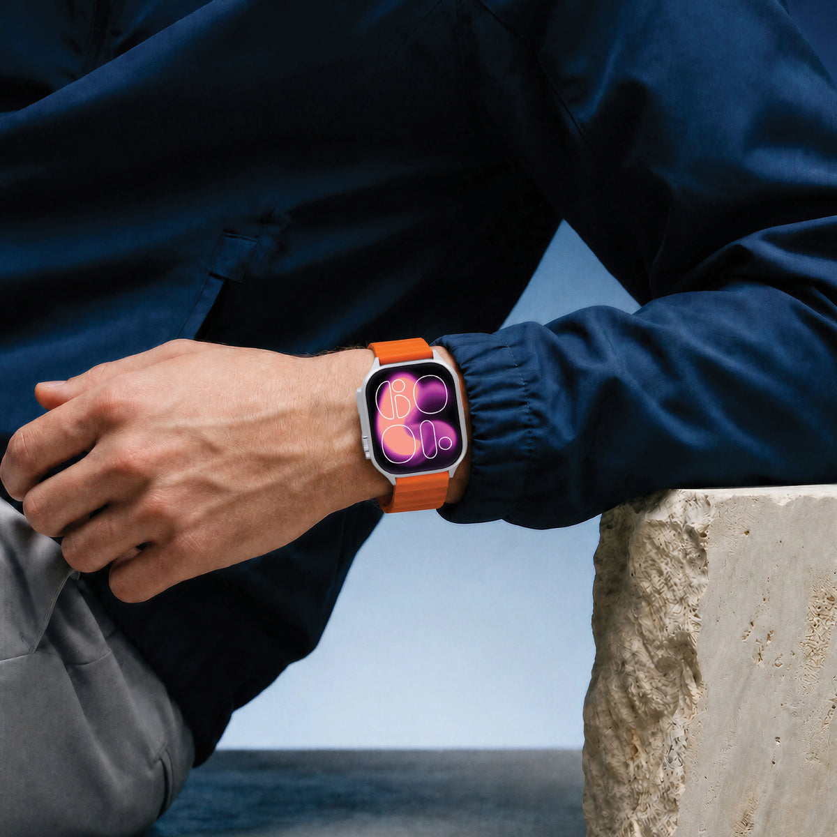 Green Lion Ultra Curve Smart Watch - Silver – image 2
