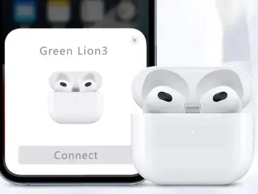 Green Lion True Wireless Green Buds 3 with Built in Microphone Charging Base – image 2