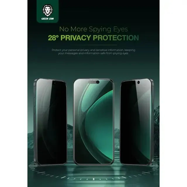 Green Lion 3 DSilicone Plus Screen Protector - Black Edge/Privacy – image 11
