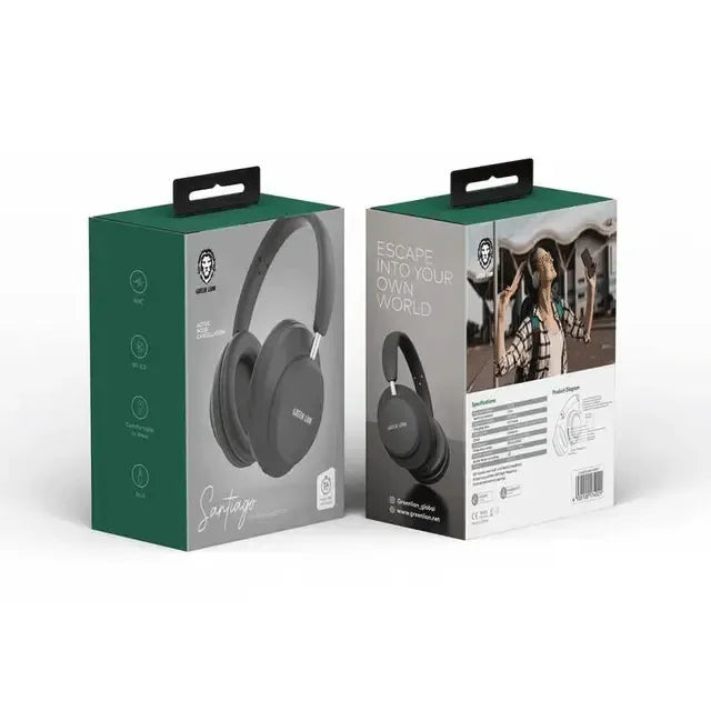 Green Lion Santiago Wireless Headphone - Black