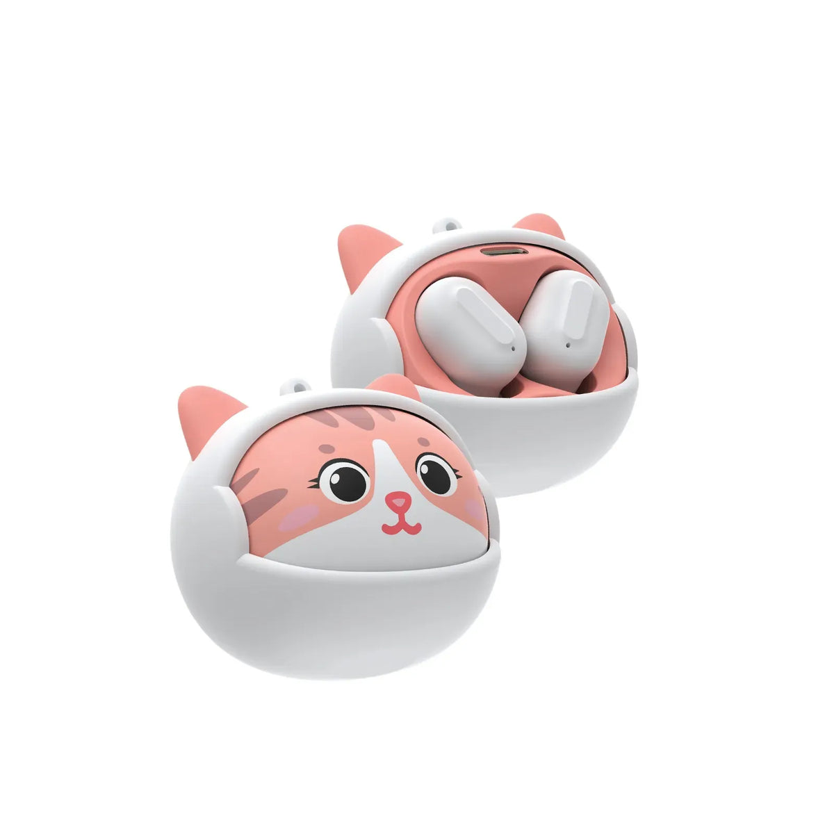 Green Lion Kitty Beats True Wireless Earbuds White – image 3