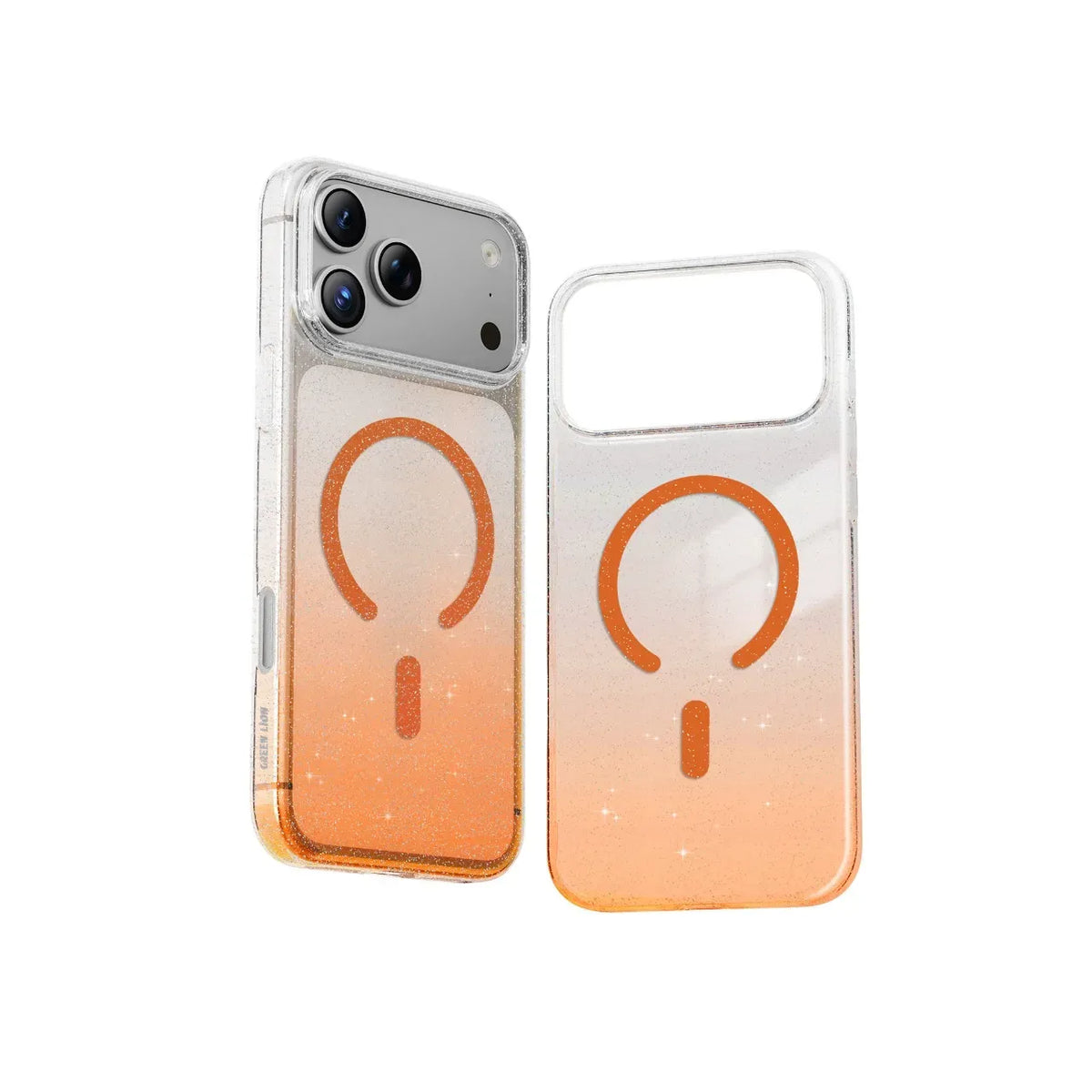 Green Lion Glitter MagSafe Case - Orange – image 7
