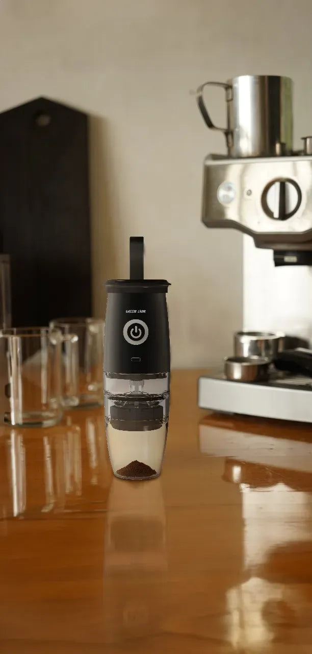 Green Lion Portable Coffee Grinder Black – image 4