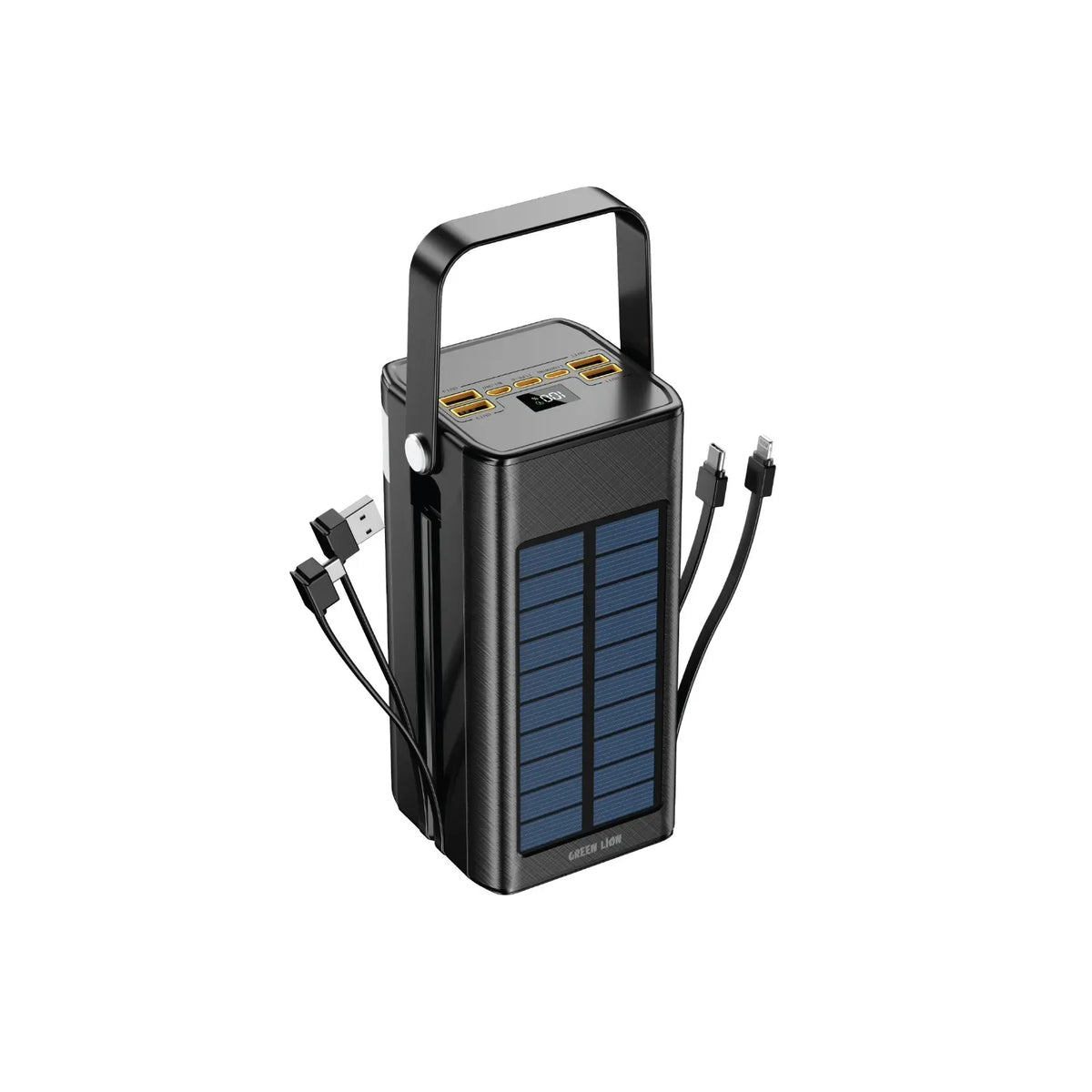 Green Lion Solar X 100000 m Ah Power Bank PD 20 W - Black – image 2