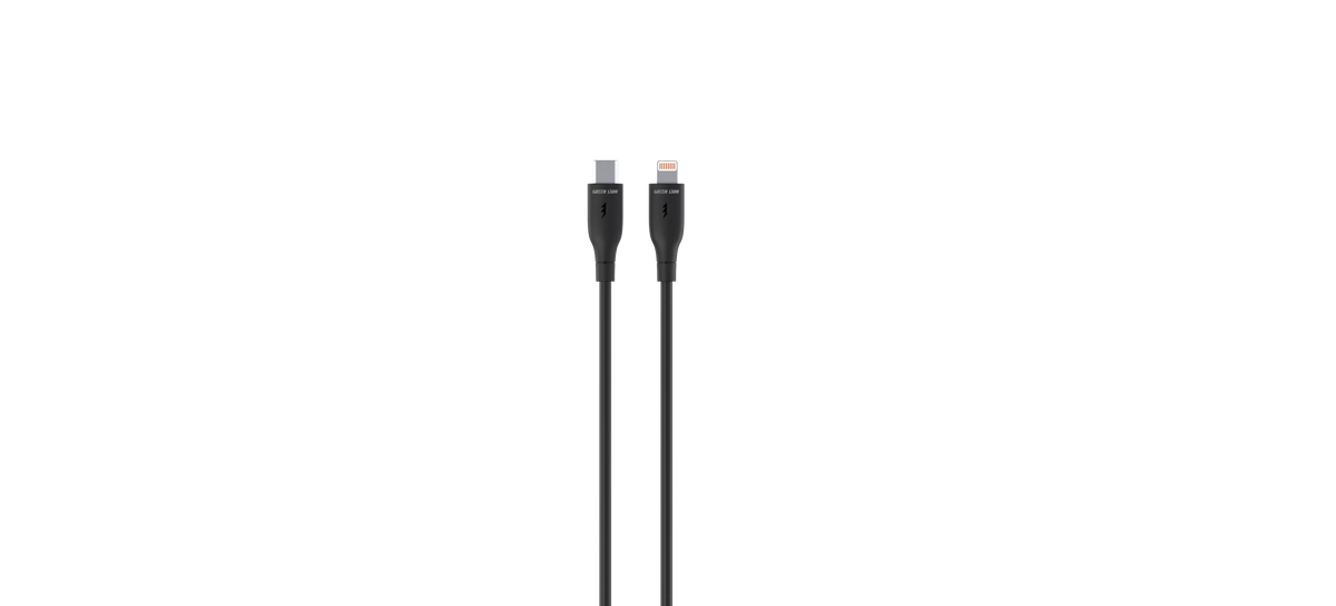 Green Lion USB C to Lightning Pvc Cable Black – image 3