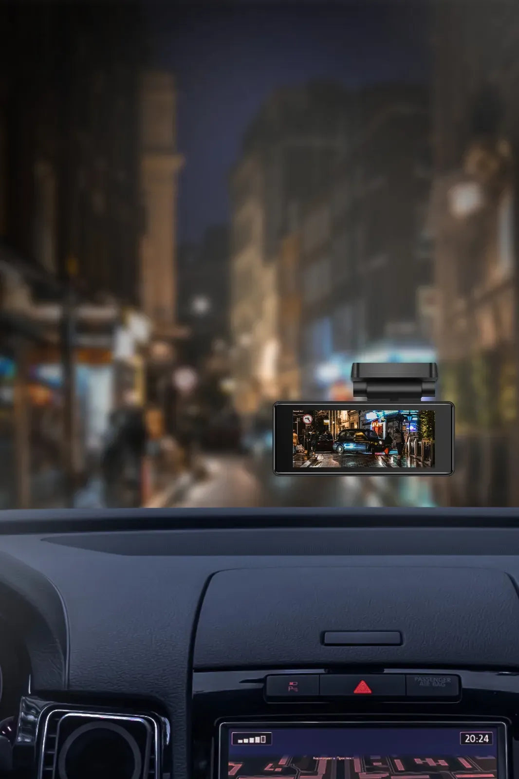 Powerology Dual Recording Dash Camera Black – image 5